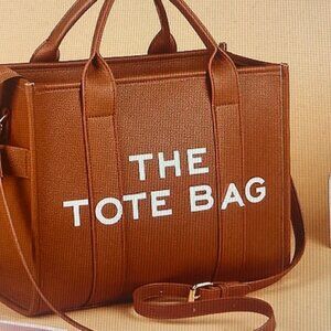 Tote Bag for Women, Leather brown #757